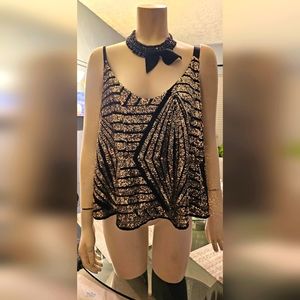 Plus size sparkling blouse